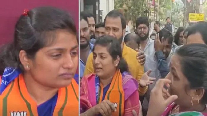 राजकारण घाणेरडं... अर्ज माघारी घेतल्यानंतर भाजप उमेदवार अन् कुटुंबीय ढसाढसा रडले