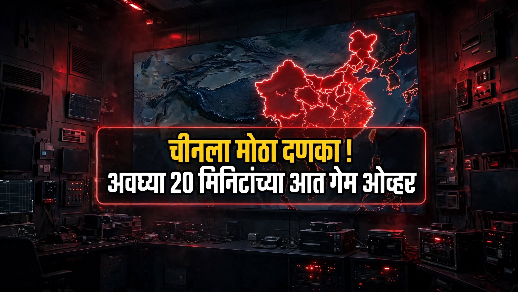 चीनला मोठा दणका ! अवघ्या 20 मिनिटांच्या आत गेम ओव्हर