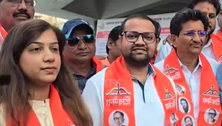 महापालिका निवडणुकीत भाजपपाठोपाठ शिवसेनेनेही खाते उघडलं , शिवसेनेचा 'याठिकाणी' विजयी जल्लोष