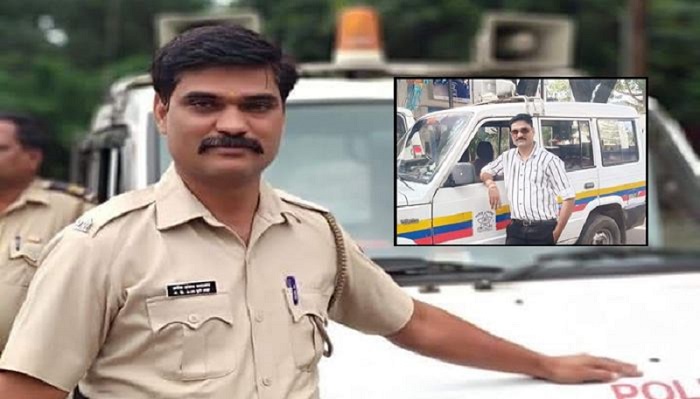 चाललंय काय ? ज्याच्यावर सुरक्षेची जबाबदारी तोही सुरक्षित नाही , किरकोळ कारणातून पोलिसावरच हल्ला