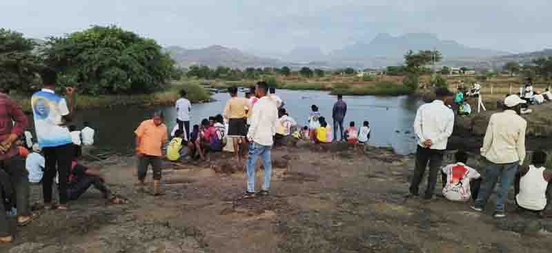 दारणा नदीत आंघोळीसाठी गेले होते दाम्पत्य; पतीचा बुडून मृत्यू