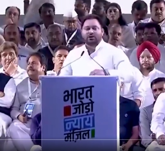 Video : तेजस्वी यादव यांची महाराष्ट्र सरकारवर गंभीर टीका, म्हणाले...